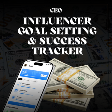 Influencer Goal Setting & Success Tracke