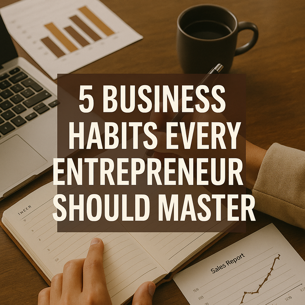 5 Business Habits Every Entrepreneur Should Master